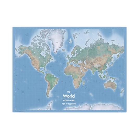 Terrain World Map