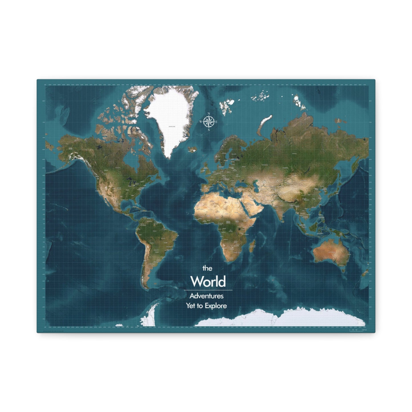 World Aerial Terrain Map