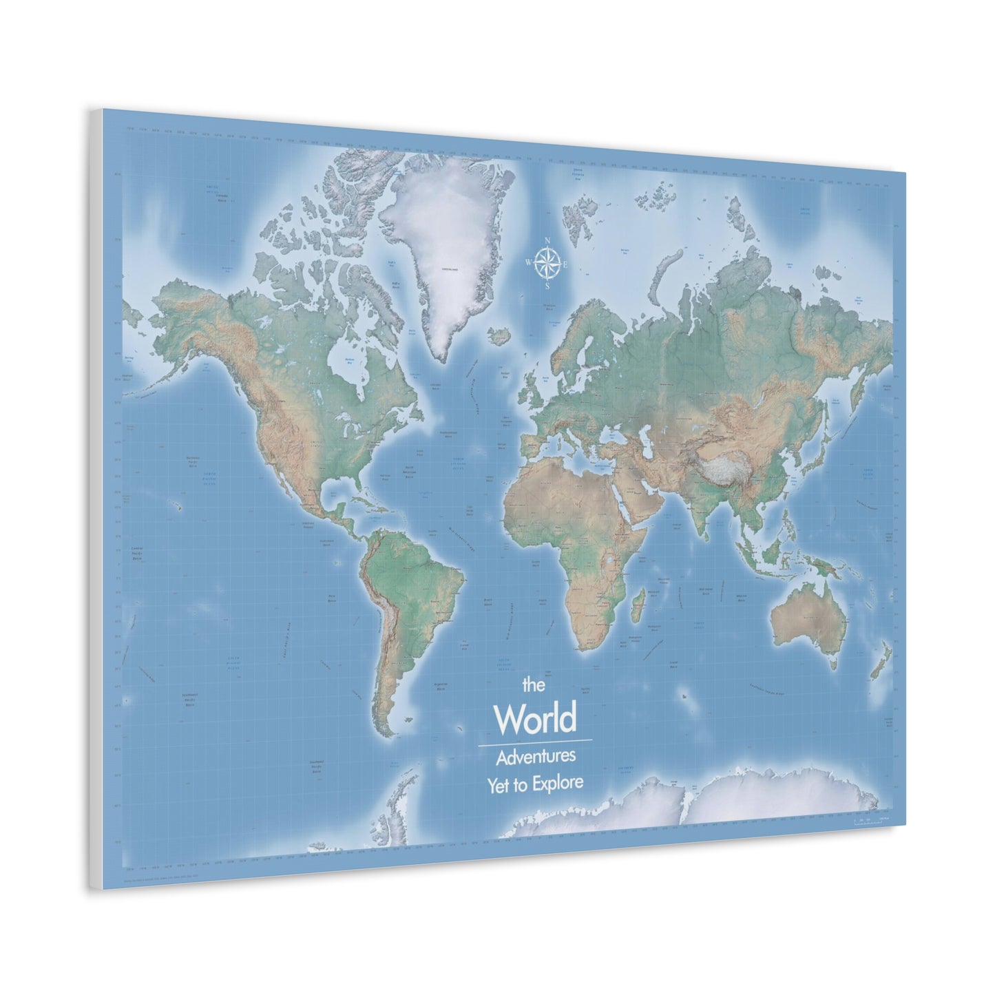 Terrain World Map