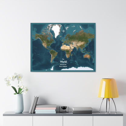 World Aerial Terrain Map